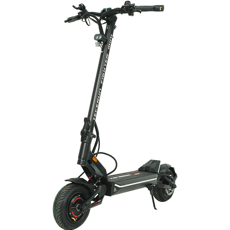 Teverun fighter mini electric scooter with 52V 15.6AH lithium battery and 1000W*2 dual motor