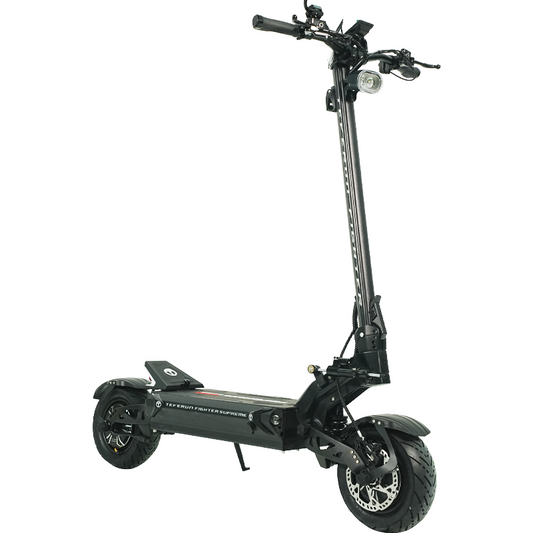 Teverun fighter supreme plus 72V electric scooter with 60AH lithium battery 1600W 2 motors with high suspension long range 200K